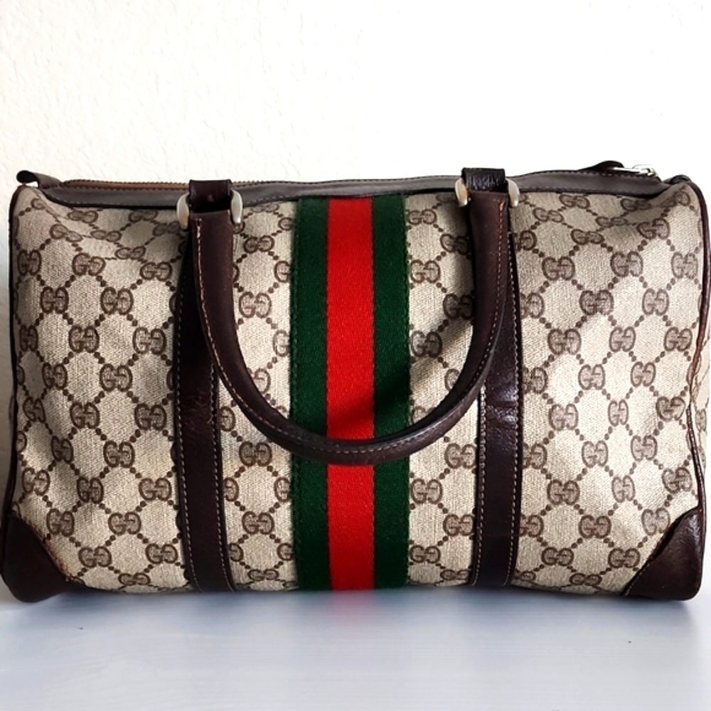 Gucci GG Supreme Boston Bag